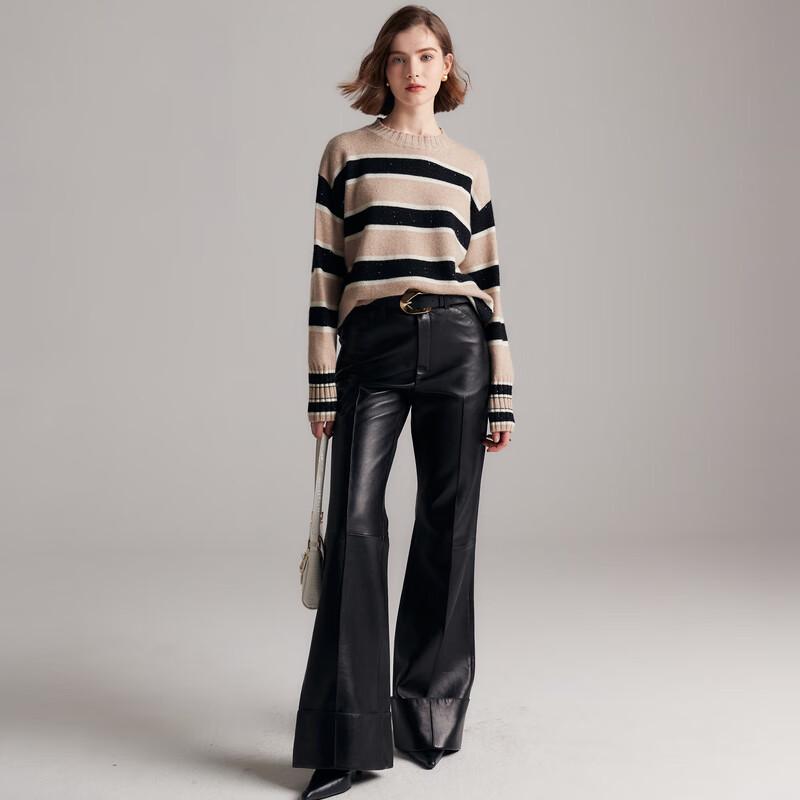 Palo Women's Striped Cashmere Pullover