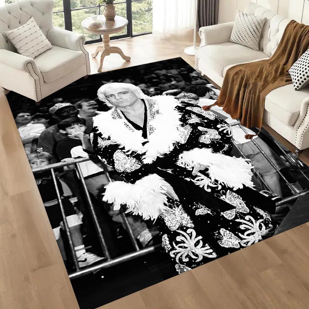 Ric Flair Square Rugs Are a Great Choice for Living Rooms, Bedrooms, Home Décor, and As Gifts.