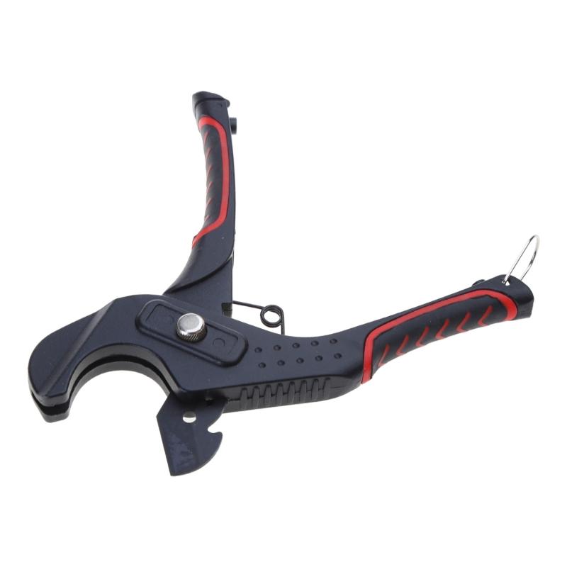 PVC Pipe Cutter Pipe Ratcheting Hose Cutter Scissor with Aluminum-Alloy Handle Interchangeable Blade Pipe Cutting Tool