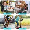 Stroller Cup Holder With Phone Holder, 3-in-1 Universal Bottle Holder, Double Drink Holder With 360-degree Rotatable Walker Phone Holder