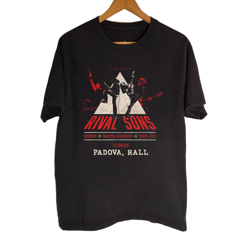 HOT!!  Rival Sons Tour 2025 Black Cotton All size S-345XL T-shirt Unisex T-Shirt XXXXL