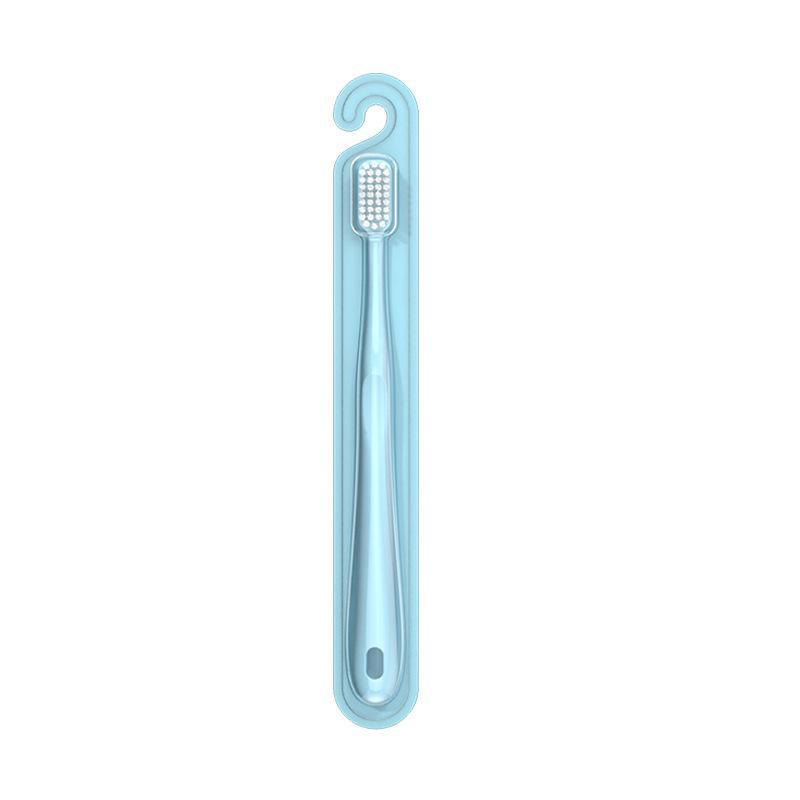 Mike Soft Bristle Adult Toothbrush - Portable Travel & Deep Cleaning, Multi-Color Single Pack
