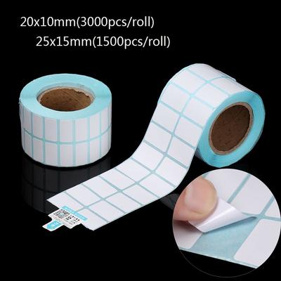 Waterproof Blank Print Supplies Thermal Sticker Identification Tags Package Label Adhesive Paper