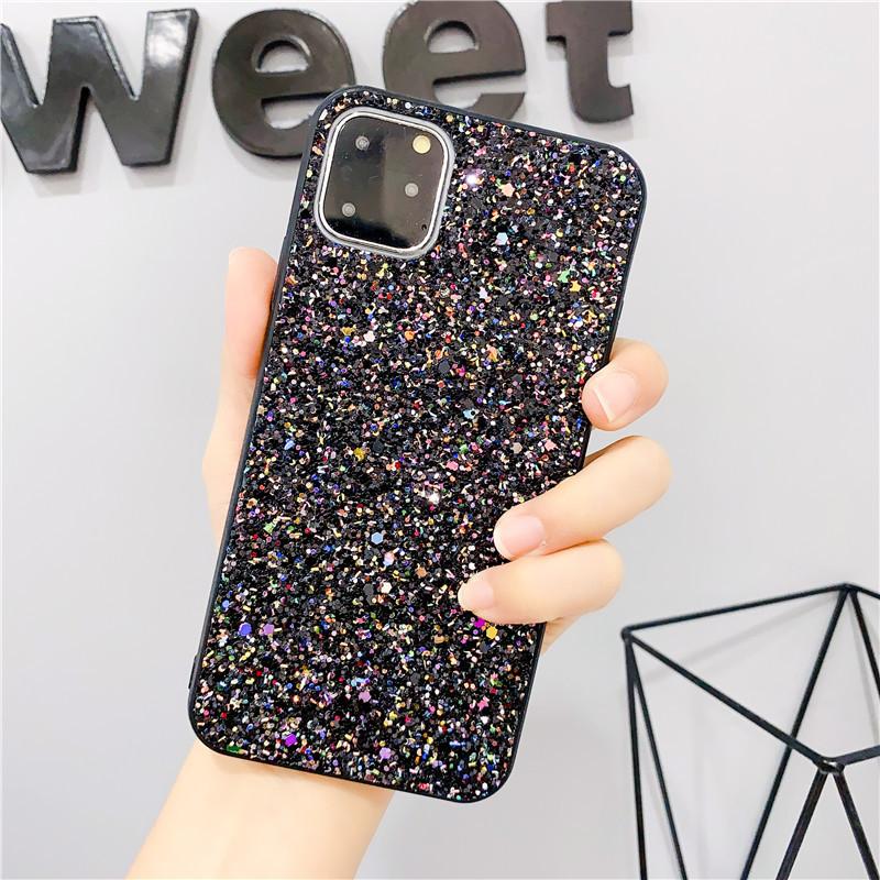 

Coarse Glitter For Iphone17Promax Phone Case 16 Luxury 14 Sequins 13 Apple 15Plus iPhone 7/8/SE 2020