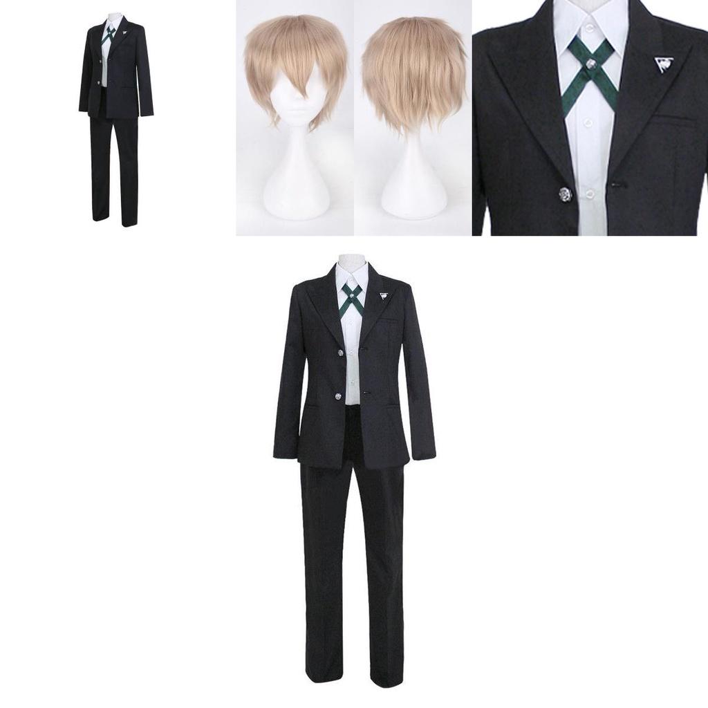 High Quality Danganronpa Byakuya Togami Costume Comfortable Black Uniform Set