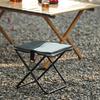 Portable Folding Stool Zipper Closure Ultralight Collapsible Stool Compact Design Camping Travel Fishing Hiking Chair