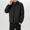 % White Duck Down Jacket Men's Winter New Business Dress Loose Lapel Casual Jacket