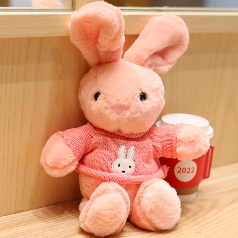 Cute Little Rabbit Doll Rabbit Doll Rabbit Plush Toy Comfort Rabbit Doll Give Girlfriend Birthday Gift