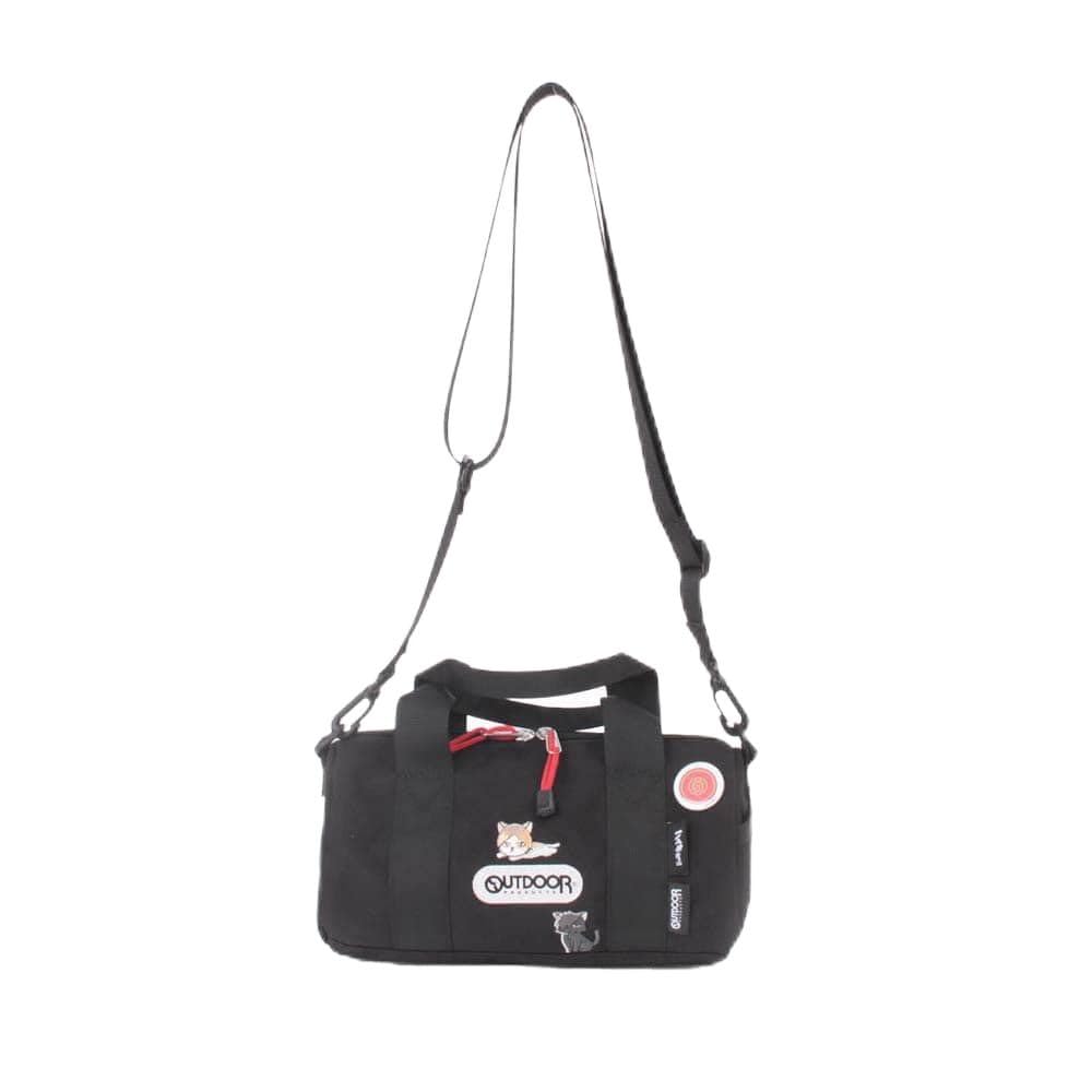 

[Outdoor Products] Haikyuu Collaboration Mini Roll Boston Bag ODHQ02 [10] Nekoma High School (Black)