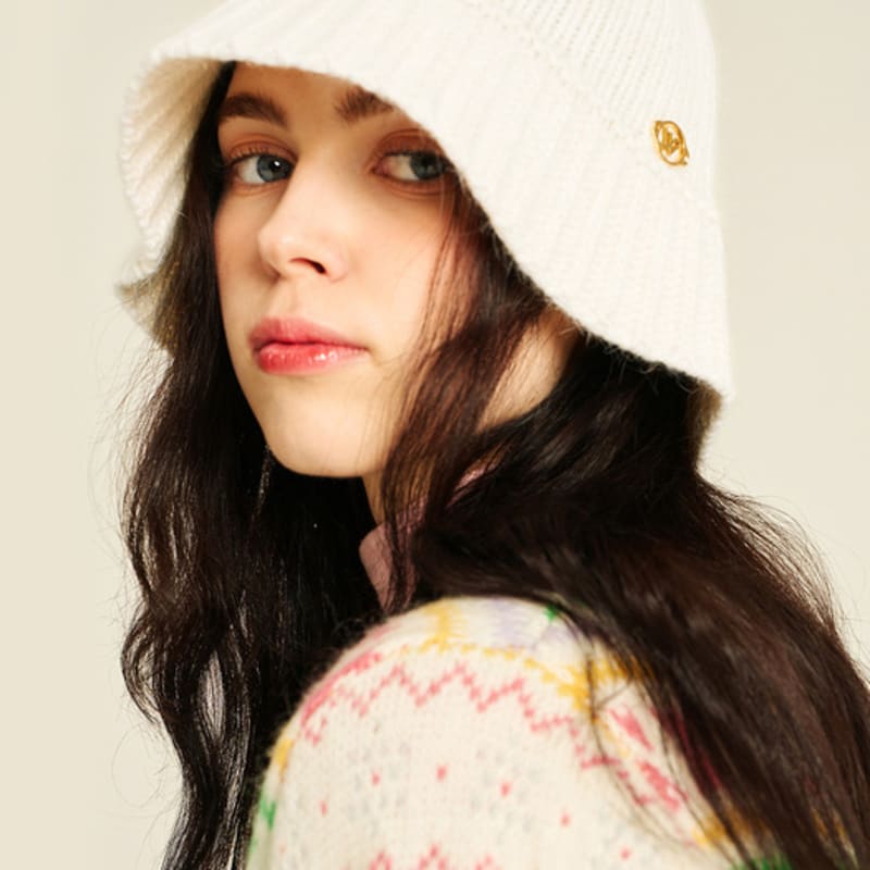 

WHITE SANDS Angora Bucket Hat Basie (8 colors) IVORY_Free