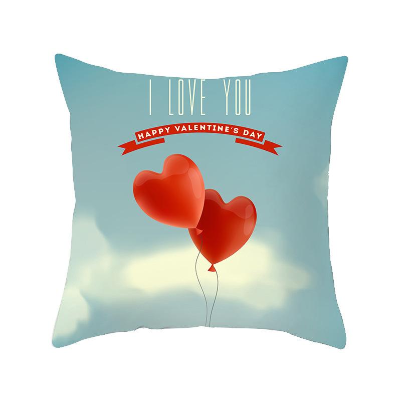 New Valentine's Day Pillowcase, Holiday Gift Home Decoration Pillow Cushion Cover, Love Pillow