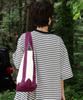 Dear Tint Santa Rudolph Canvas Tote_Purple