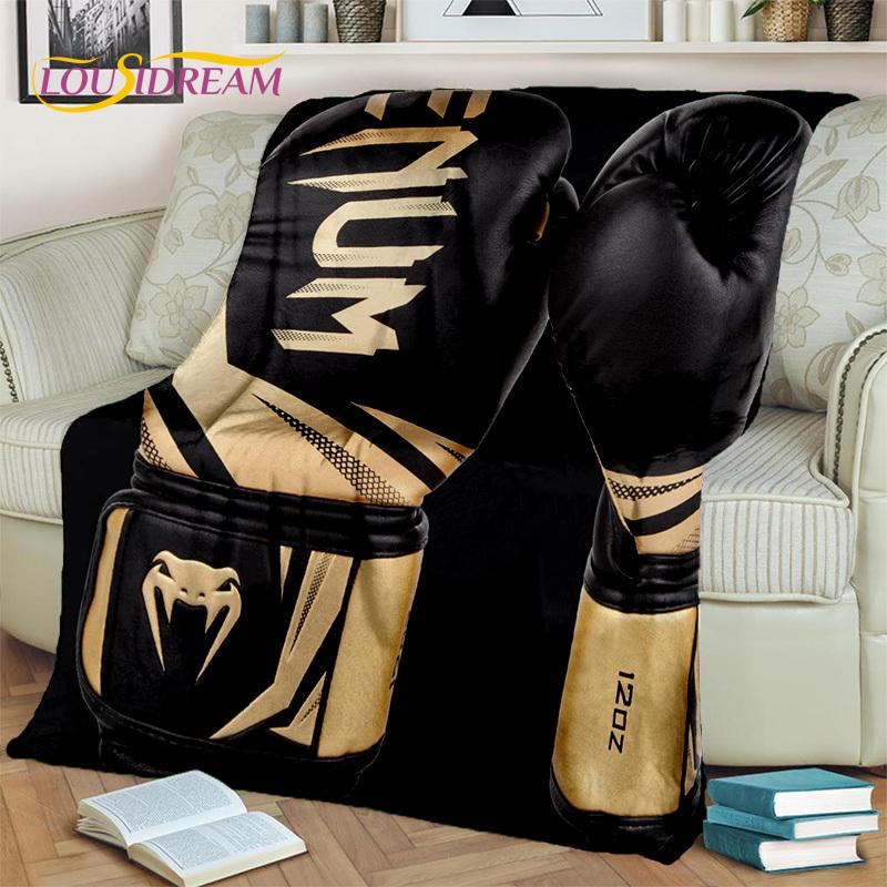 Boxing Gloves 3D Boxer Fight HD Blanket,Soft Throw Blanket for Home Bedroom Bed Sofa Picnic Travel Office Rest Cover Blanket Kid
