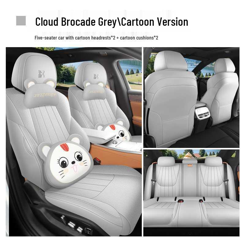 All-Season Leather Seat Covers for BYD Han L 2025 Model - Universal Fit