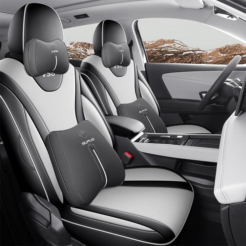 Breathable Full-Coverage Leather Seat Covers for 2026 VW Jetta VS8