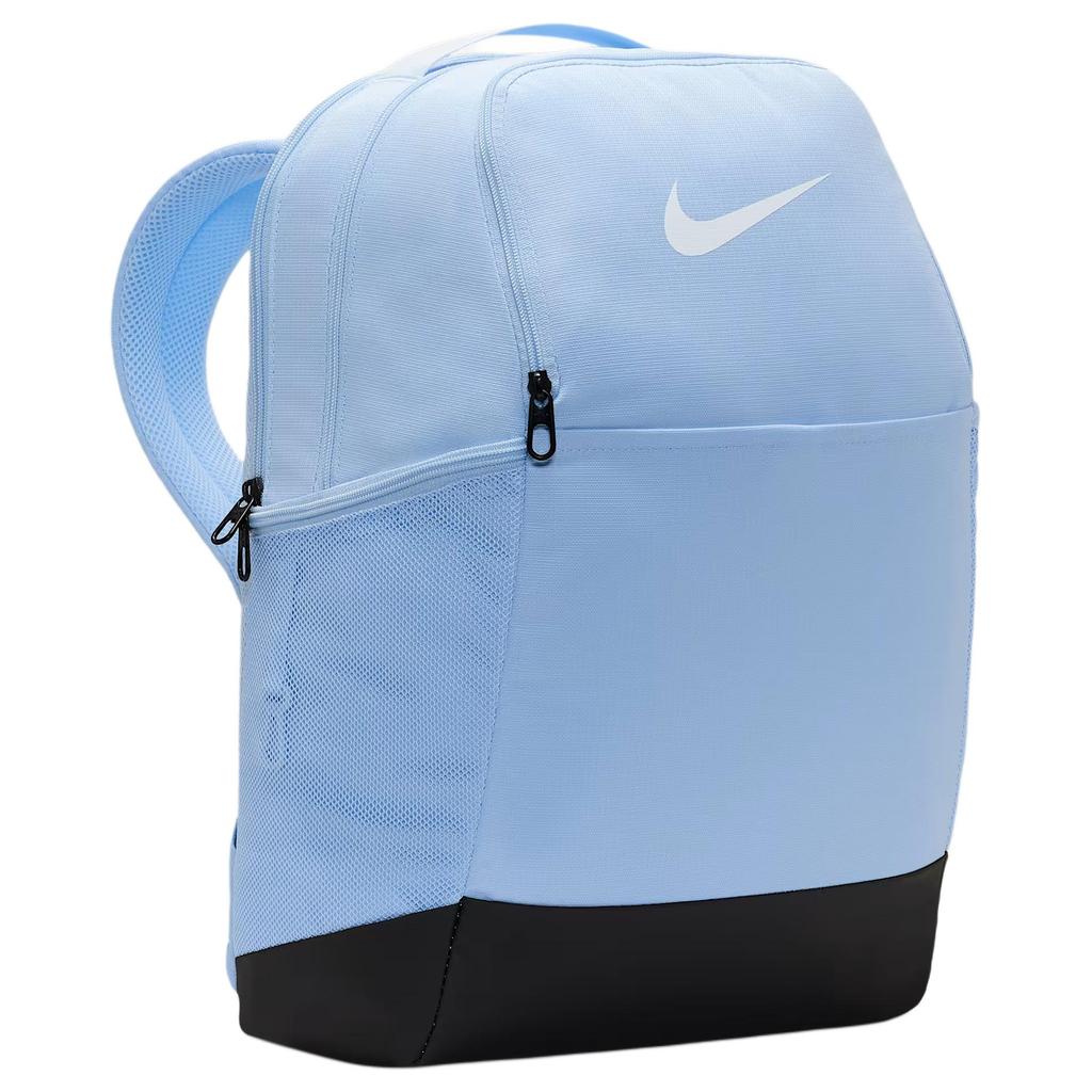 Nike Brasilia 9.5 22L Fashion Logo Print Fabric Backpack Unisex Backpack Stone-Blue Black White DH7709-441