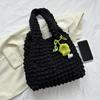Neue Frauen Mädchen Große Kapazität Schulter Taschen Weibliche Tragetaschen Unterarm Taschen Casual Shopping Handtaschen (Anhänger nicht im Lieferumfang enthalten)