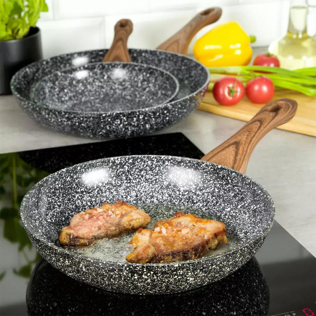 Granite Frying Pans Granite Wood Kinghof KH-1030