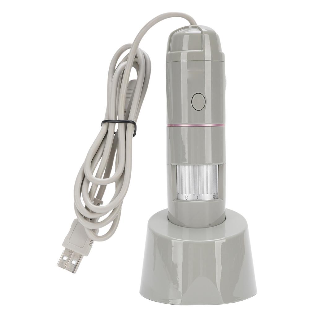 Skin Analyzer Machine Hair Follicle Scalp Detection Testing Analysis Detector 5X 200X Magnification 2MP with 8 White
