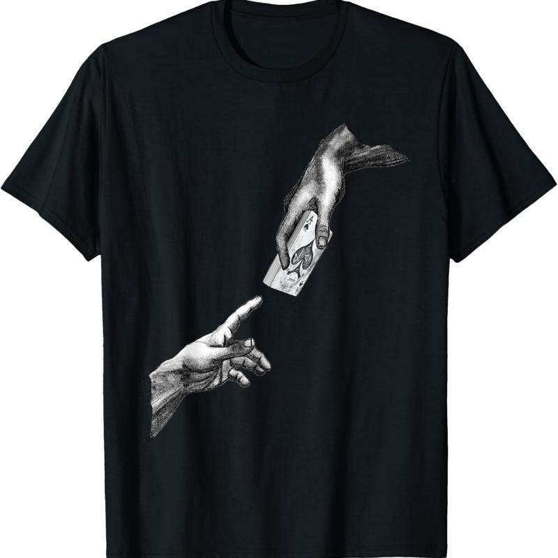

Genessis Cardistry Artist Magician T Shirt - Men s Summer Cotton Graphic Tee S разноцветный