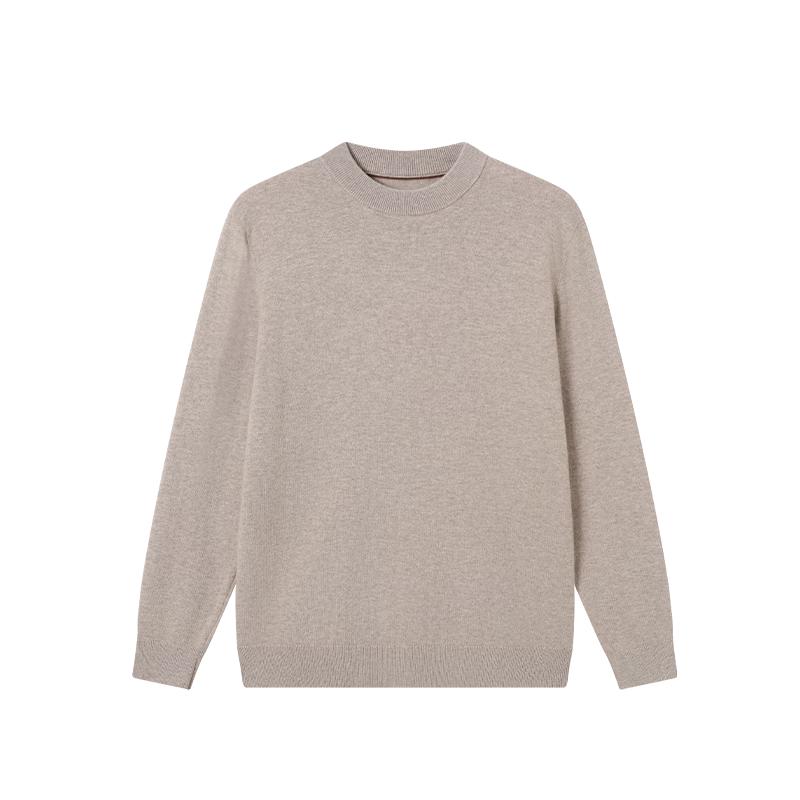

Jingdong Zhizao Men s Machine Washable Wool & Cashmere Round Neck Pullover Sweater