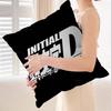 Initial D Fujiwara Tofu Shop Personalized Picture Text Home Decorative Pillows Household Gifts 45x45cm