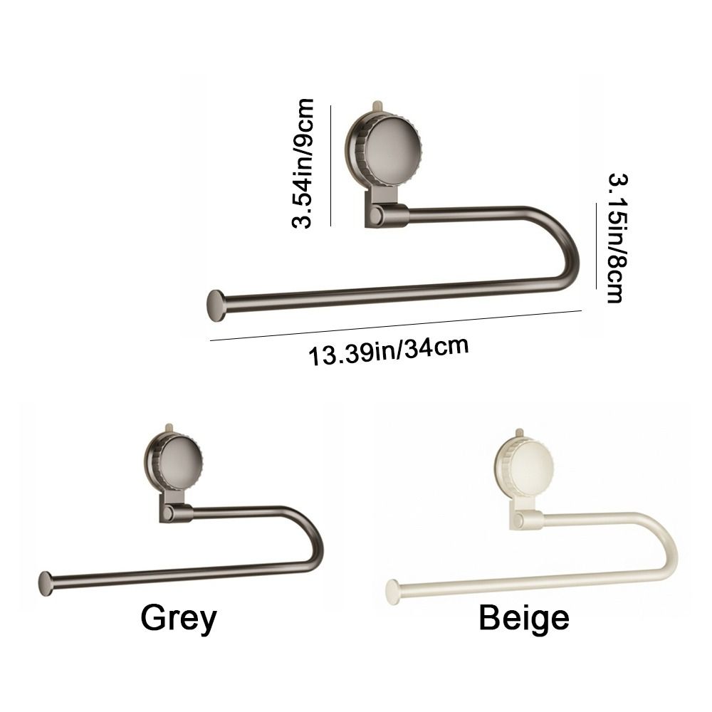 Practical Aluminum Suction Cup Tissue Holder No Punch Durable Cling Film Storage Rack Wall Mounted Towel Storage Rack Kitchen