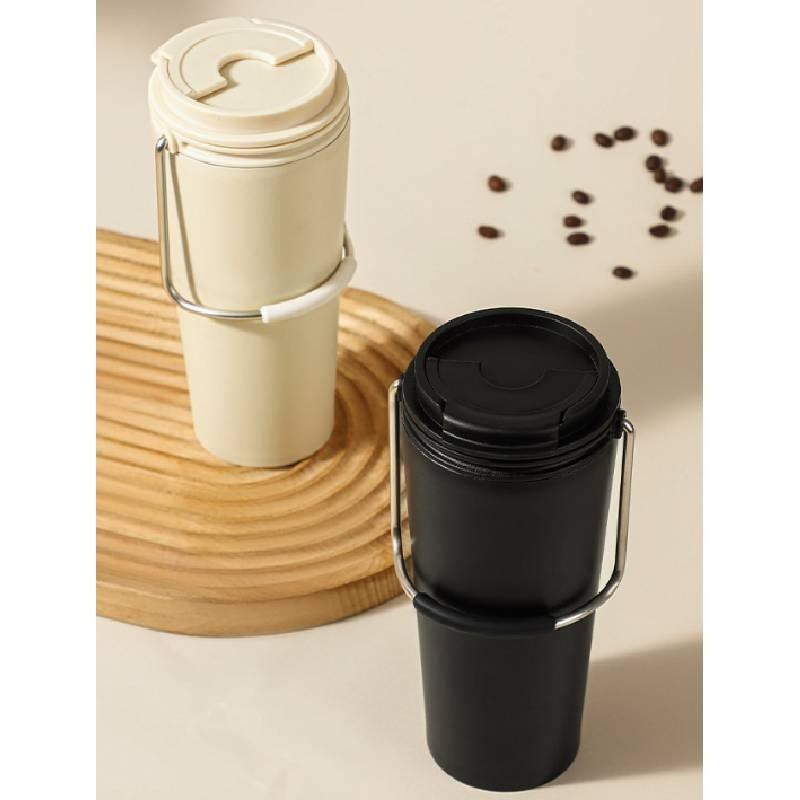 Cup Coffee Thermos Fashion Simple Outdoor Portable Car Ladies Stainless Steel