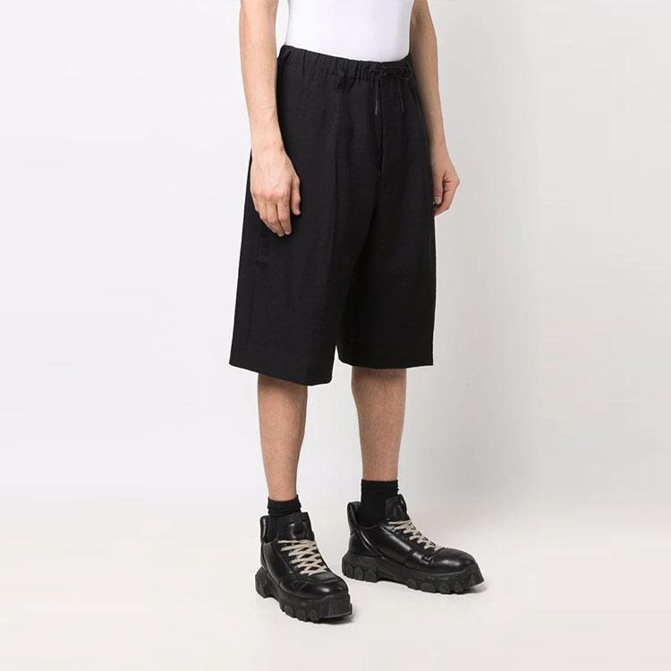 Y-3 SS22 Drawstring Knee-Length Shorts Men Shorts Black HG6083