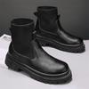 Winter Height Increase Anti Slip Comfortable High Top Boots for Men Couples Fashion Wear Resistant