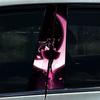 1/2pcs Anime Lovely Girl Car Stickers DIY Car B-pillar Cover Scratches Waterproof Durable Decoration Auto PET Decals