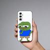 P-Pepe The Funny Frog Phone Case For Samsung Galaxy A73,A21s,A22,A31,A52,A53,A71,A41Soft Black Shell