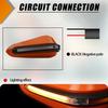 Scooters LED Light Hand Guards Handguard Windproof Hand Shield Protector Motorcycle Universal Modified Accessories Enduro