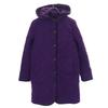 Sanyo Shokai Quilted Jacket 40 Purple Hood Women Used