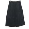 JIL SANDER made in Italy Mimole length stretch skirt 32 black NAVY Women Used