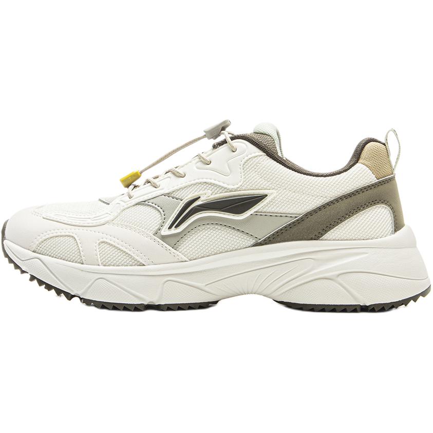 Li Ning Kids Sports Lifestyle Series Comfortable Versatile Fashion Durable Non-Slip Low-Top Casual Shoes Kids Casual Shoes White YKCV205-7