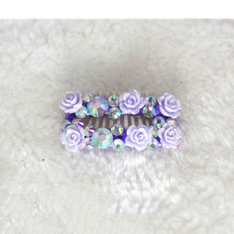 Dream Princess Rhinestone Hair Clip for Yorkshire Terrier & Maltese Puppies - Shiny Pet Accessory