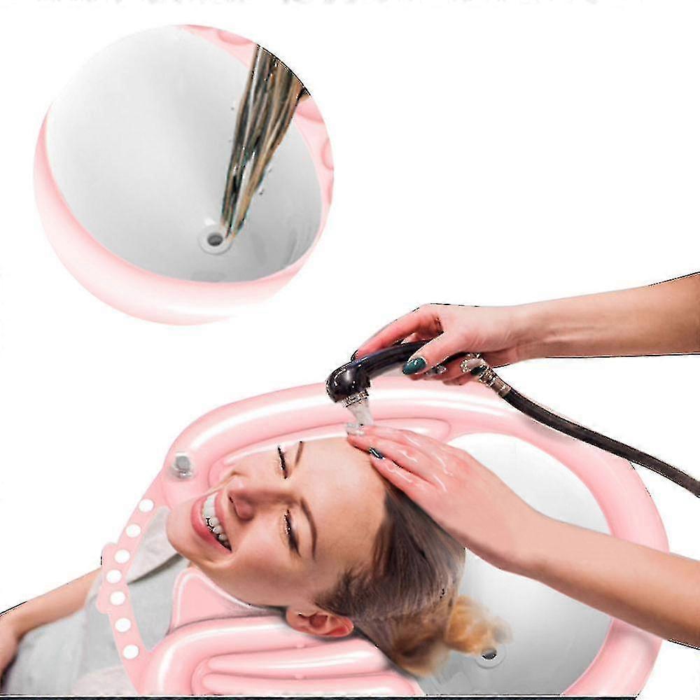 Inflatable Shampoo Bowl Portable Hair Washing Tray Hair Shampoo Basin Lightweight Hair Washing Sink