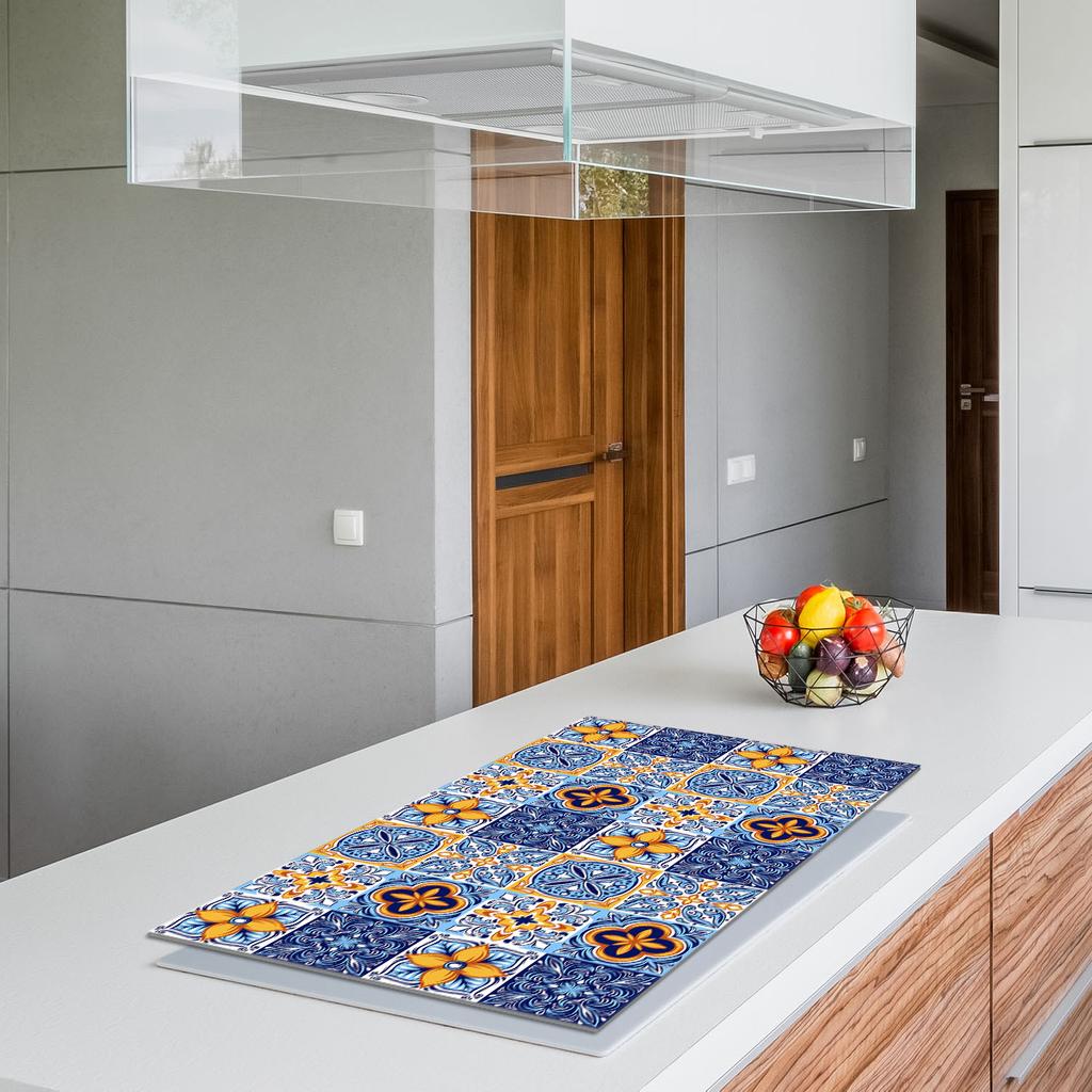 Glas-Herdplattenschutz 90x52 Mosaik