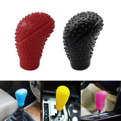Universal Car Soft Silicone Gear Knobs Lever Shifter Cover Non-slip Protector