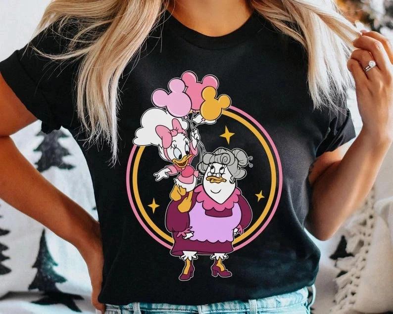 Ducktales Webby Betina Beakley Grandmother Mickey Balloons Tshirt Unisex Unisex S