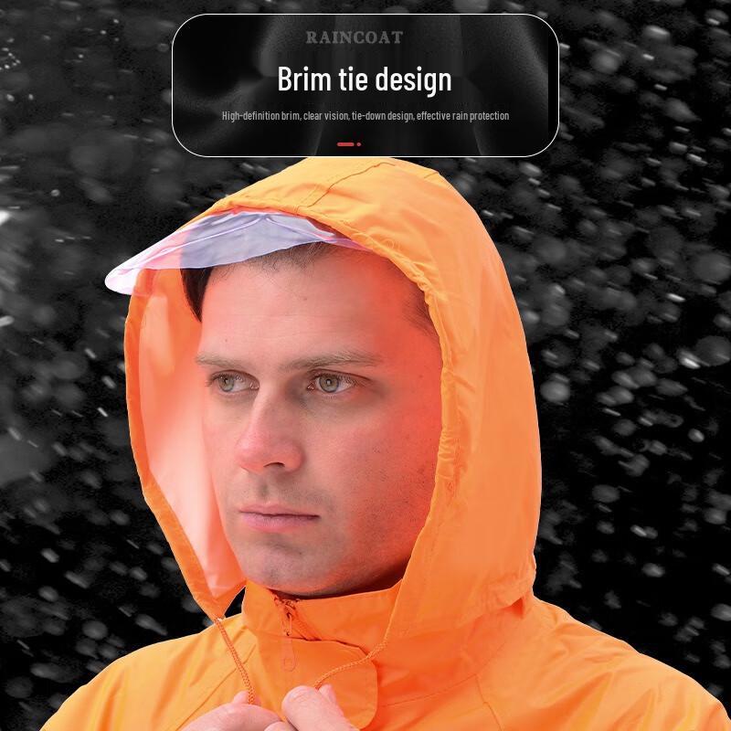 

Adult High-Visibility Two-Piece Reflective Rainsuit