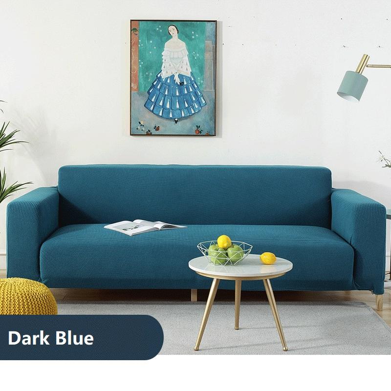 Graue Farbe Wasserdichter Sofabezug Verdicken Polarfleece All-inclusive Überwurf L-Form Ecksofabezüge für Wohnzimmer