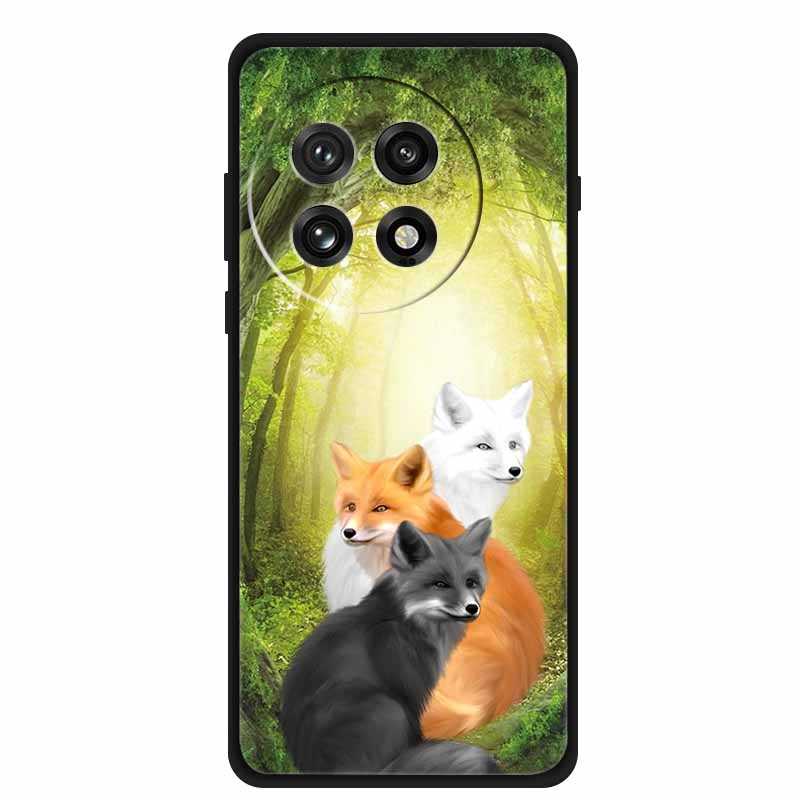 For OnePlus 13R 5G Case Cute Animal Printing Silicone Soft Bumper Covers for Oneplus 13R 1+13 R TPU Coques Phone Cases Back Capa