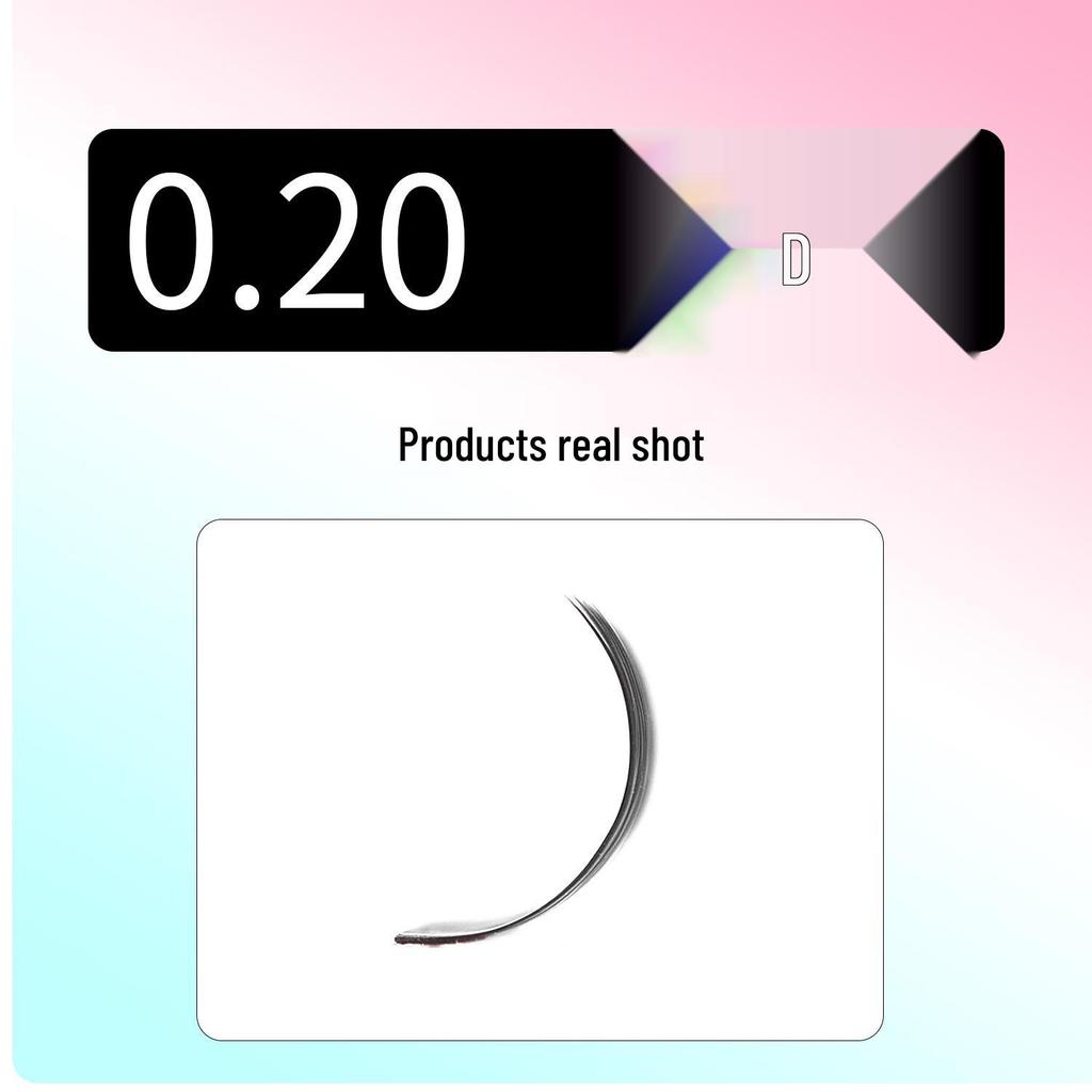 Zero-Touch Double-Tip Natural Dense Soft Eyelash Extensions