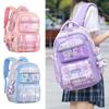 Printed name O Elementary school schoolbag Girls One Two Three Girls Six Ridge Protection Lightweight Children's Backpack
