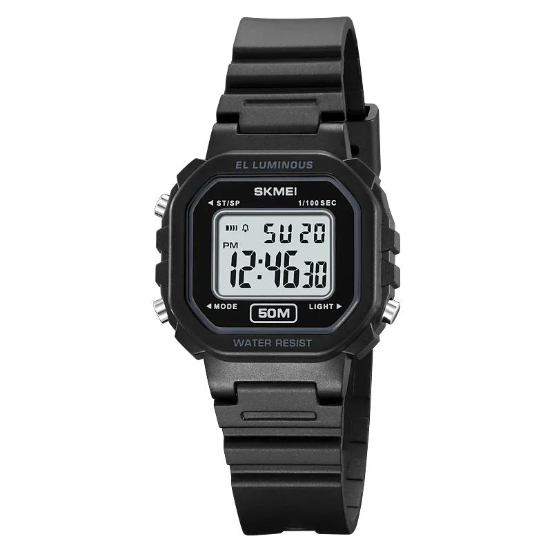 SKMEI 2326 Orologi da Polso Digitali Casual Impermeabili 5Bar Conto alla Rovescia Sveglia Femminile Data Automatica Sport Freschezza Orologio Donna Crono