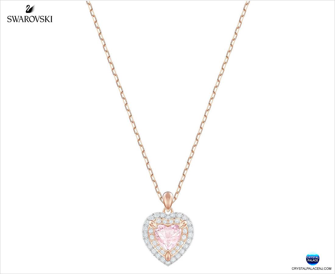 Swarovski One Pendant Multi colored Rose