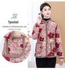Mom's Velvet Warm Padded Jacket - Autumn/Winter Stylish Cotton Coat for Middle-Aged