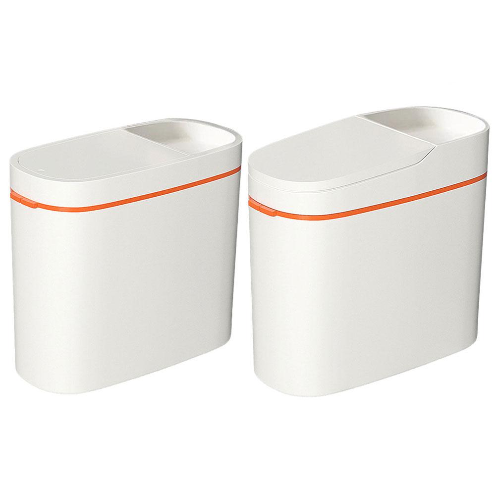 

13/15 л мусорное ведро для ванной комнаты с крышкой, ведро для мусора в ванной, водонепроницаемое пластиковое узкое мусорное ведро для туалета, гостиной, кухни